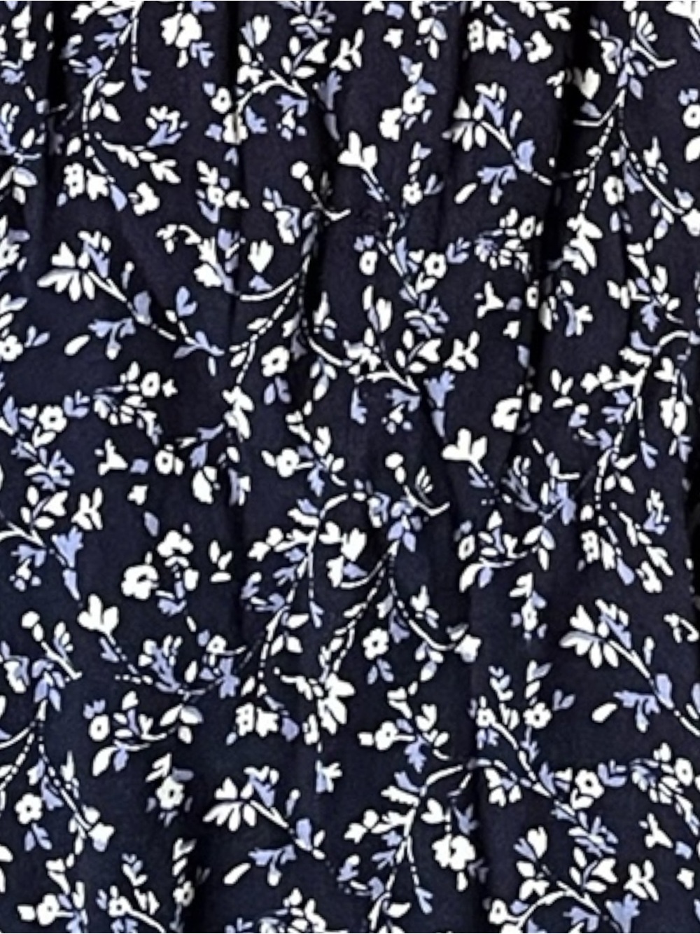 Reformation Saskia Navy Blue/White Floral Slip Mini Dress, sz 0 - Picture 8 of 10